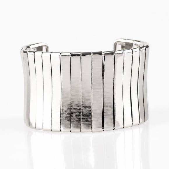 “Silver Cuff Bangle” - Picture 2 of 2